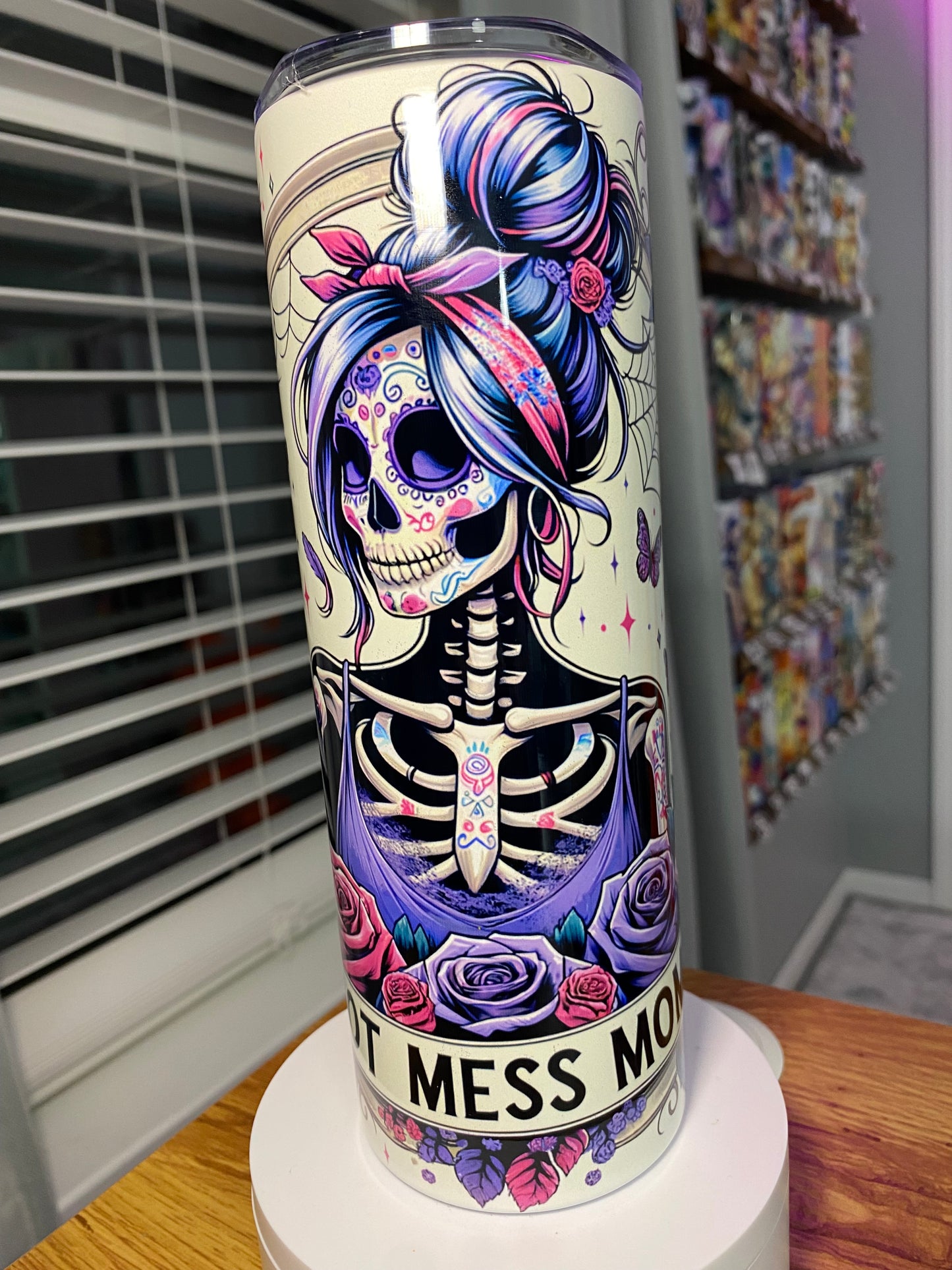 Hot Mess Mom Tumbler | Glitz & Glamour Tumblers