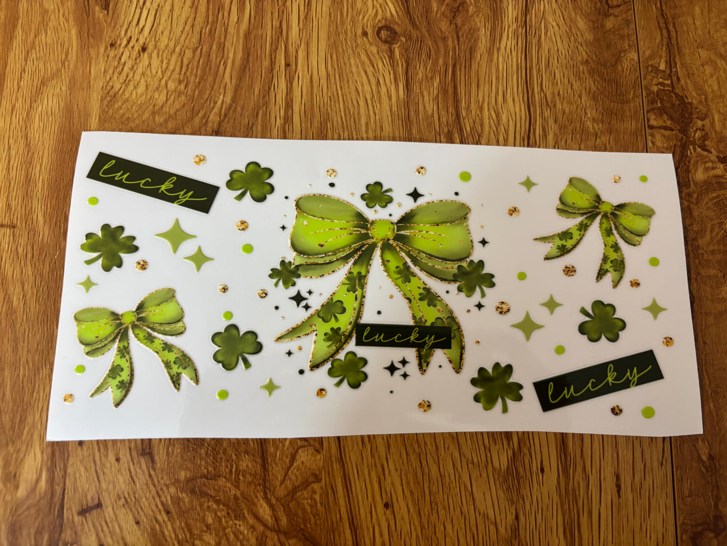 St Patrick's Day Cup Decal