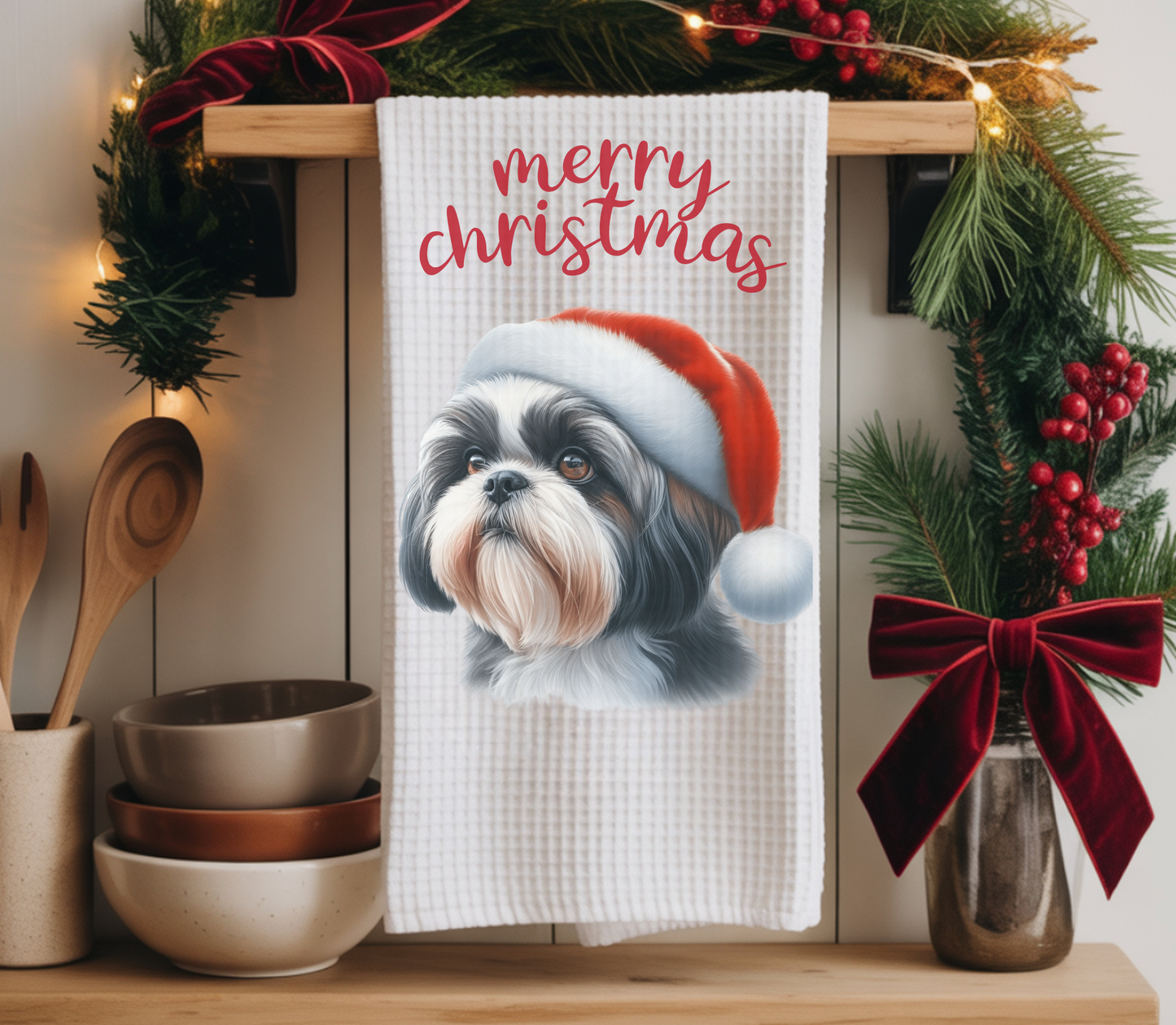 Christmas Dish Towels set