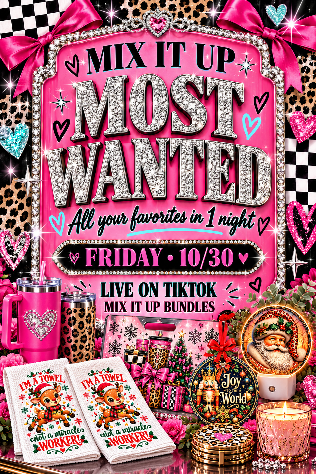 Friday’s Most Wanted! On TikTok Live 10/30 8pm est