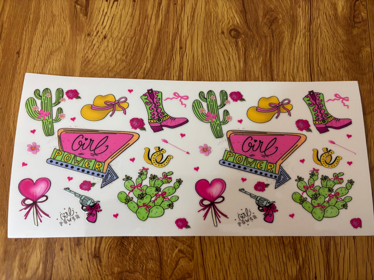 Girl Power Cup Decal