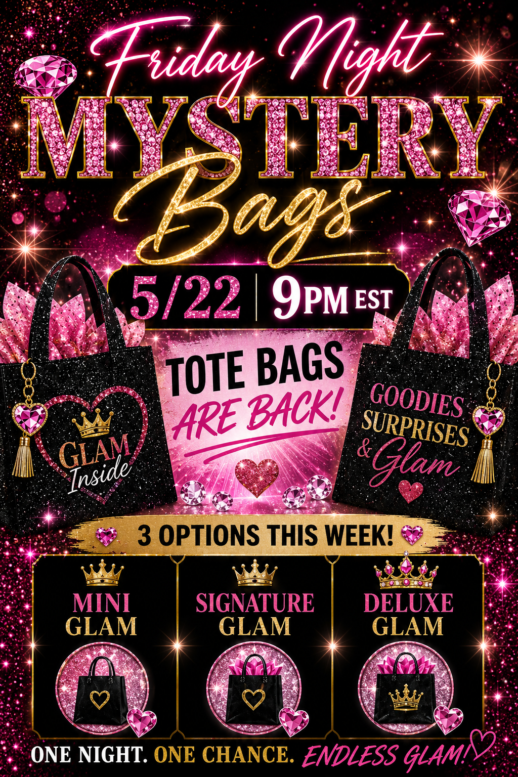 Mystery bags on TikTok live 5/22