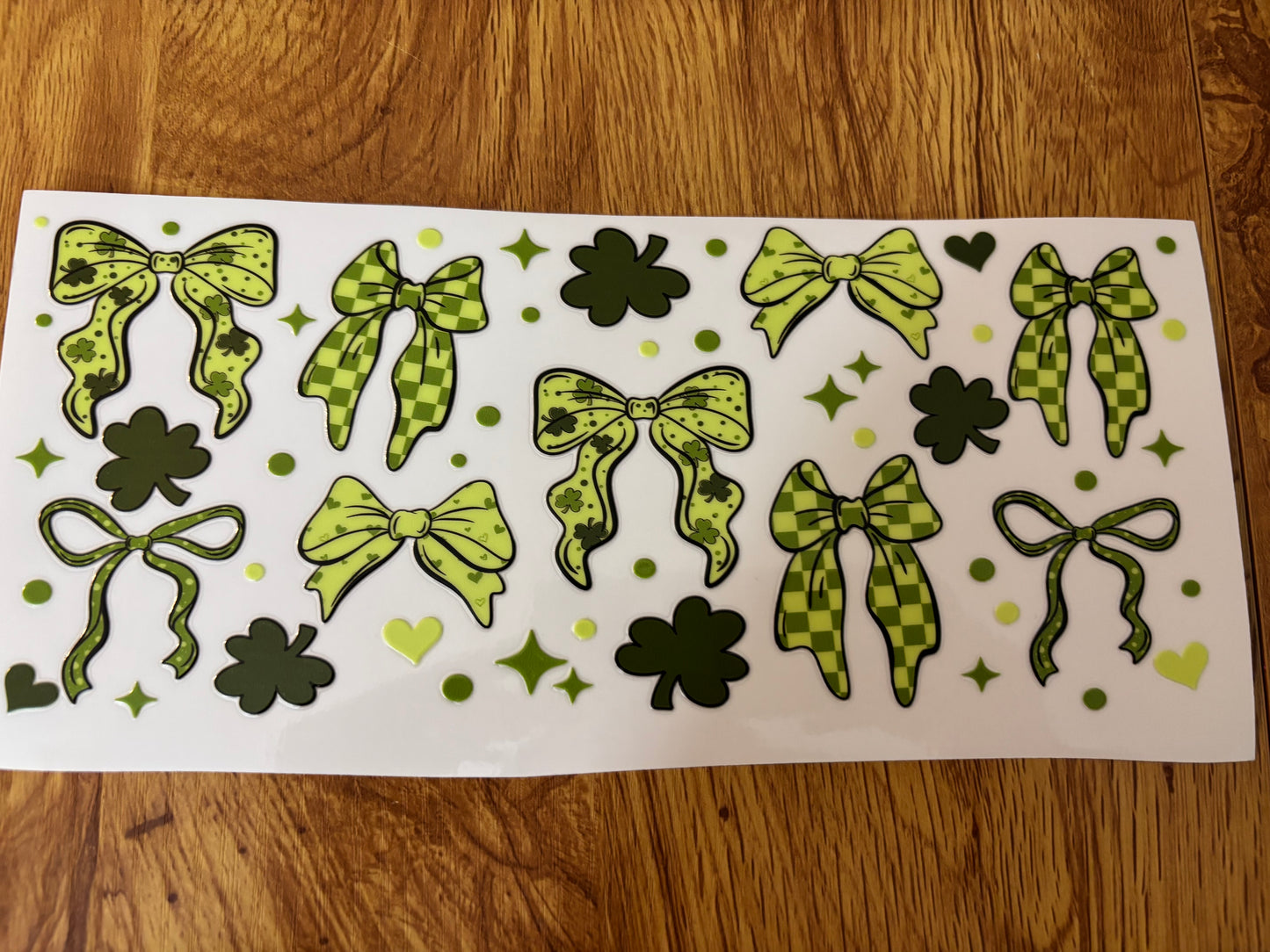 St Patrick's Day Cup Decal