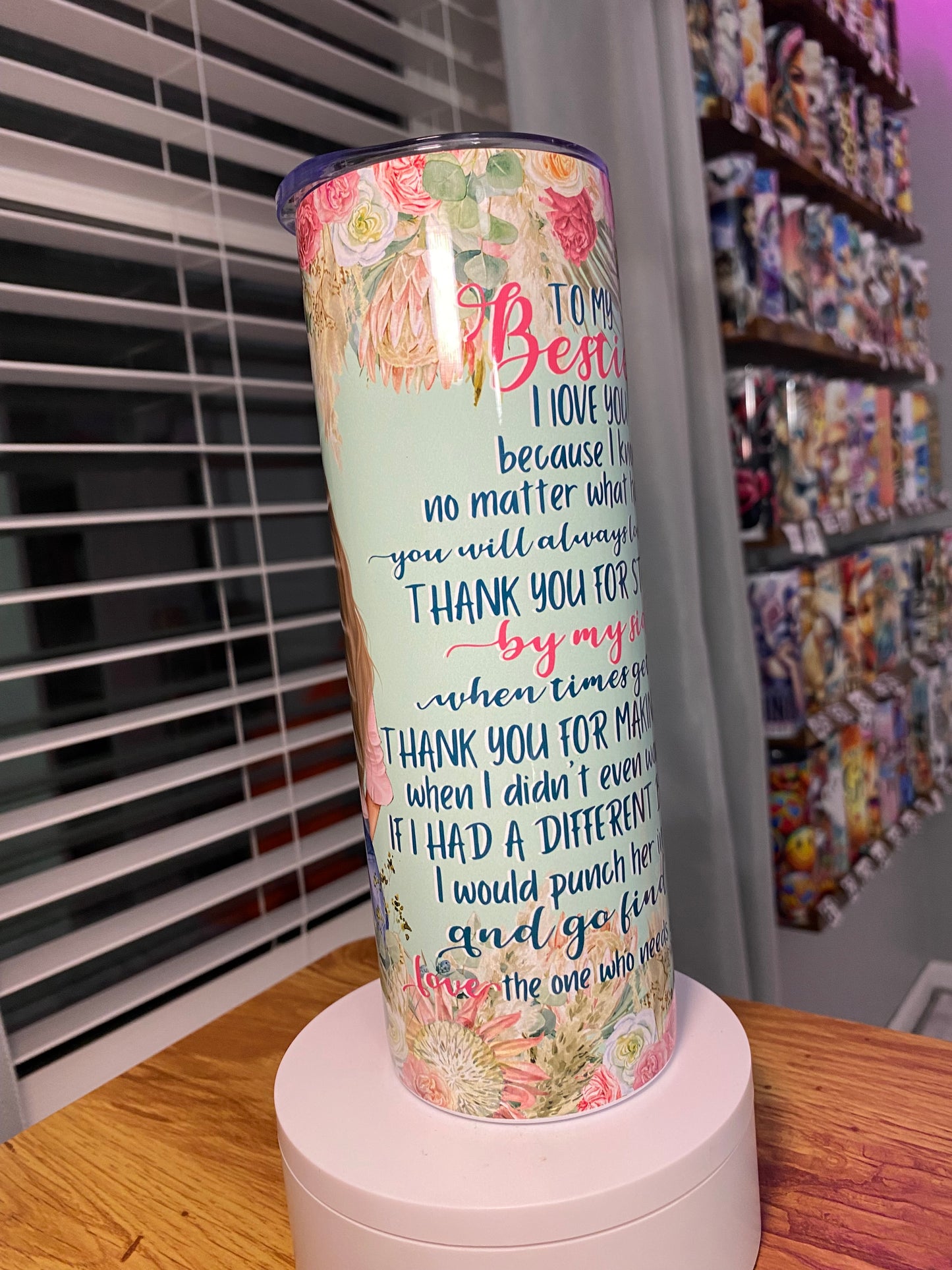 Best Friend Tumbler | Glitz & Glamour Tumblers