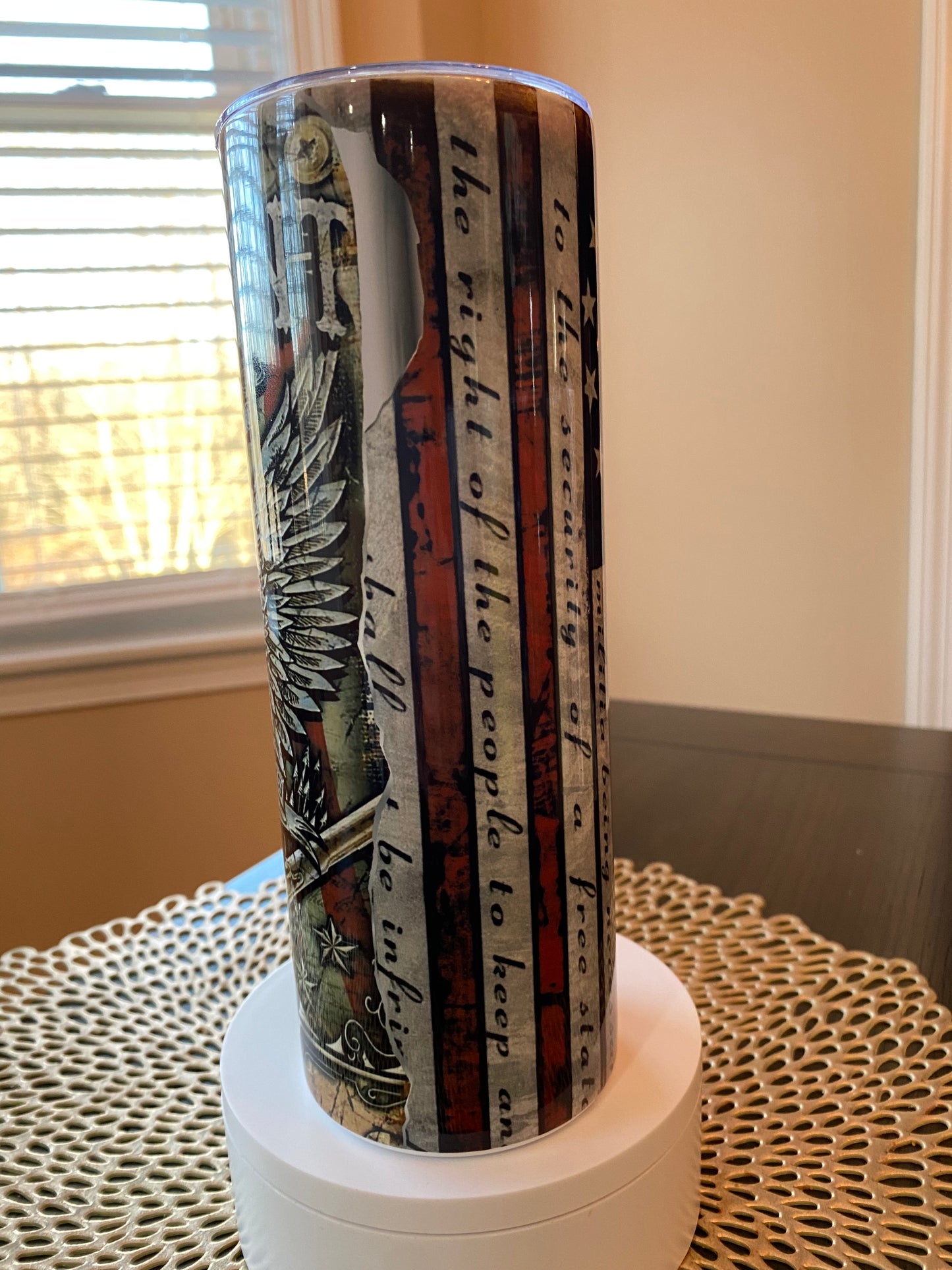 Second Amendment Tumbler | Glitz & Glamour Tumblers