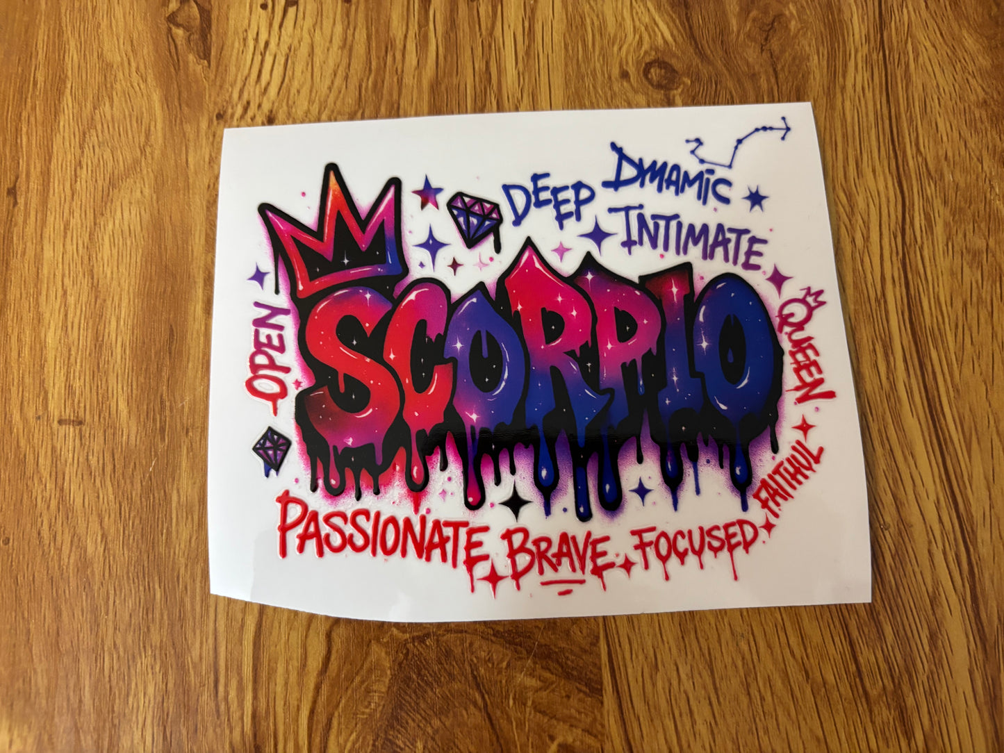 Scorpio Cup Decal