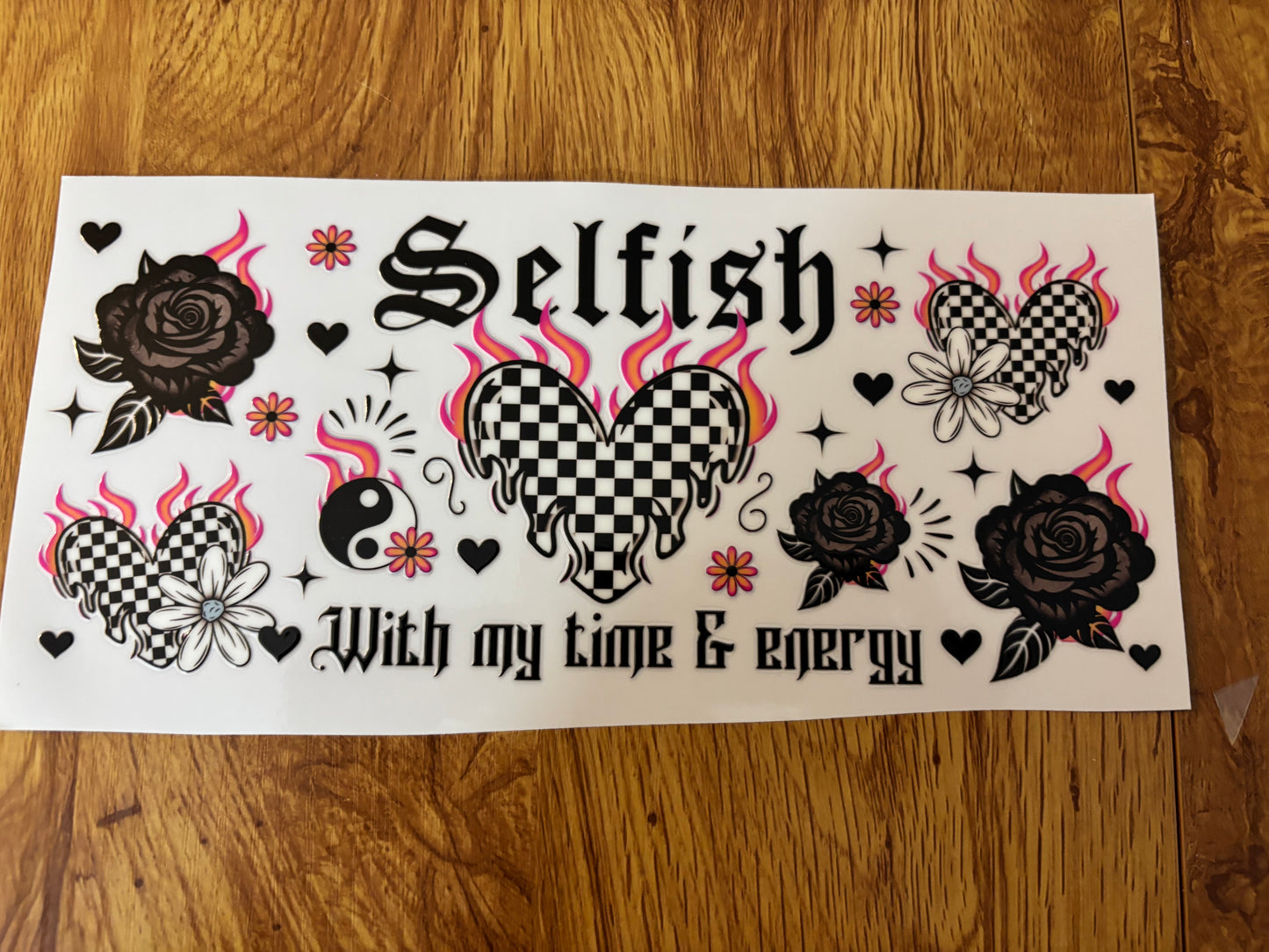 Selfish Cup Decal
