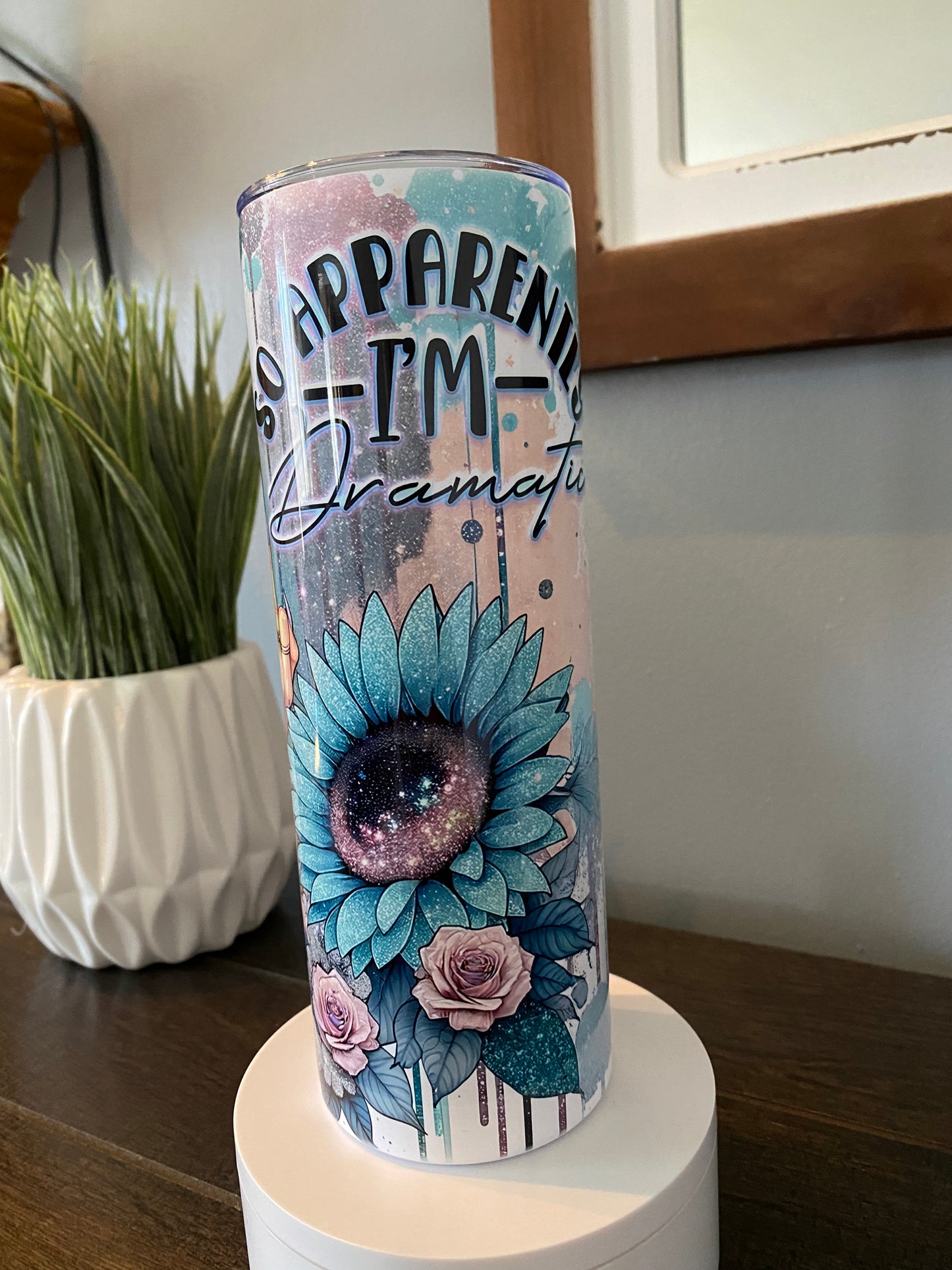 Apparently I'm Dramatic tumbler | Glitz & Glamour Tumblers