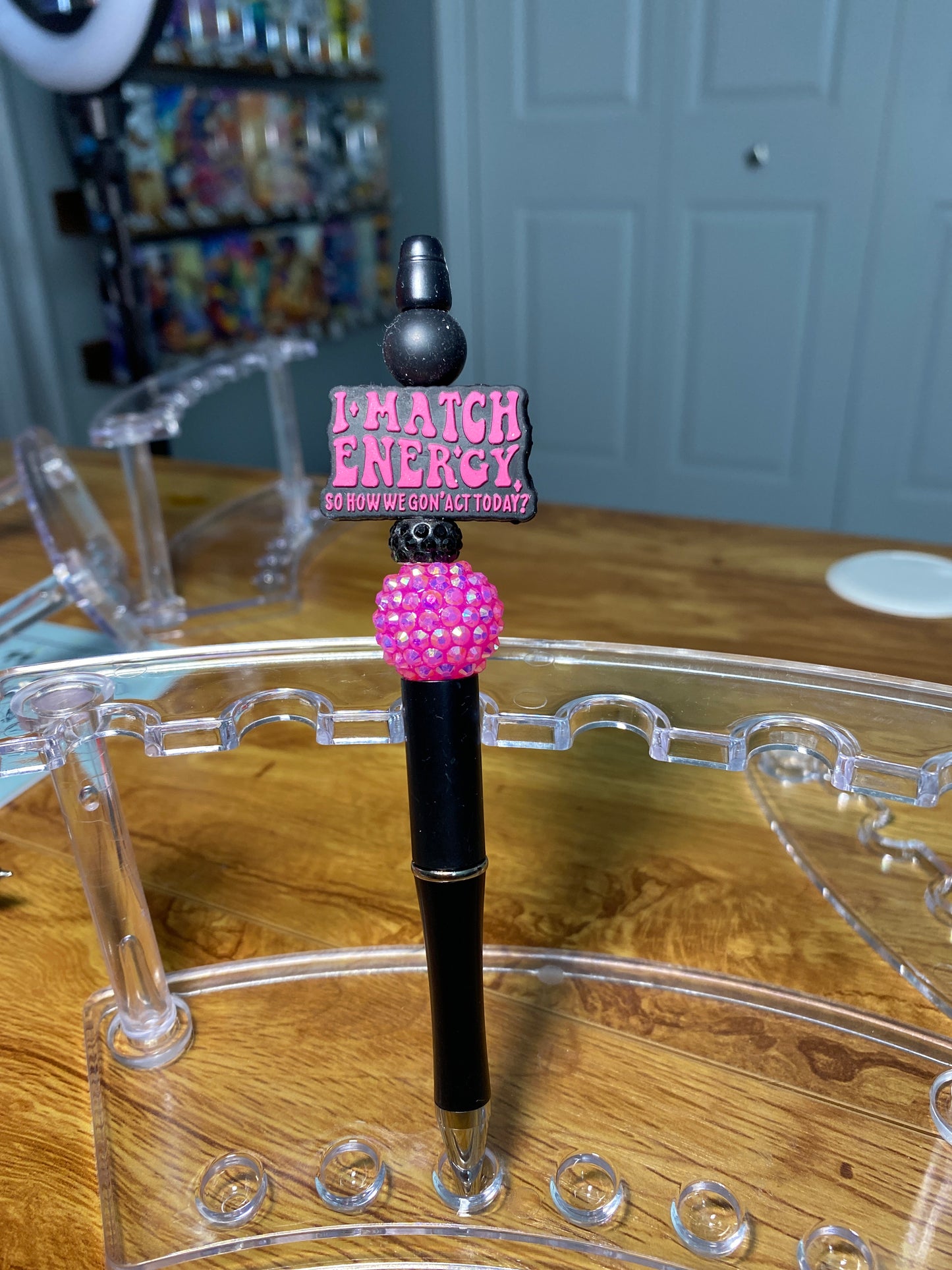 I Match Energy Beaded Pen | Glitz & Glamour Tumblers