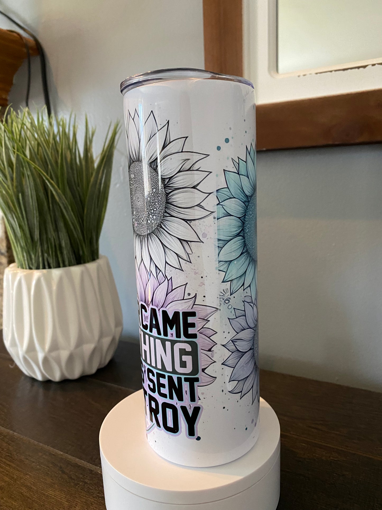 She Overcame Everything Tumbler | Glitz & Glamour Tumblers