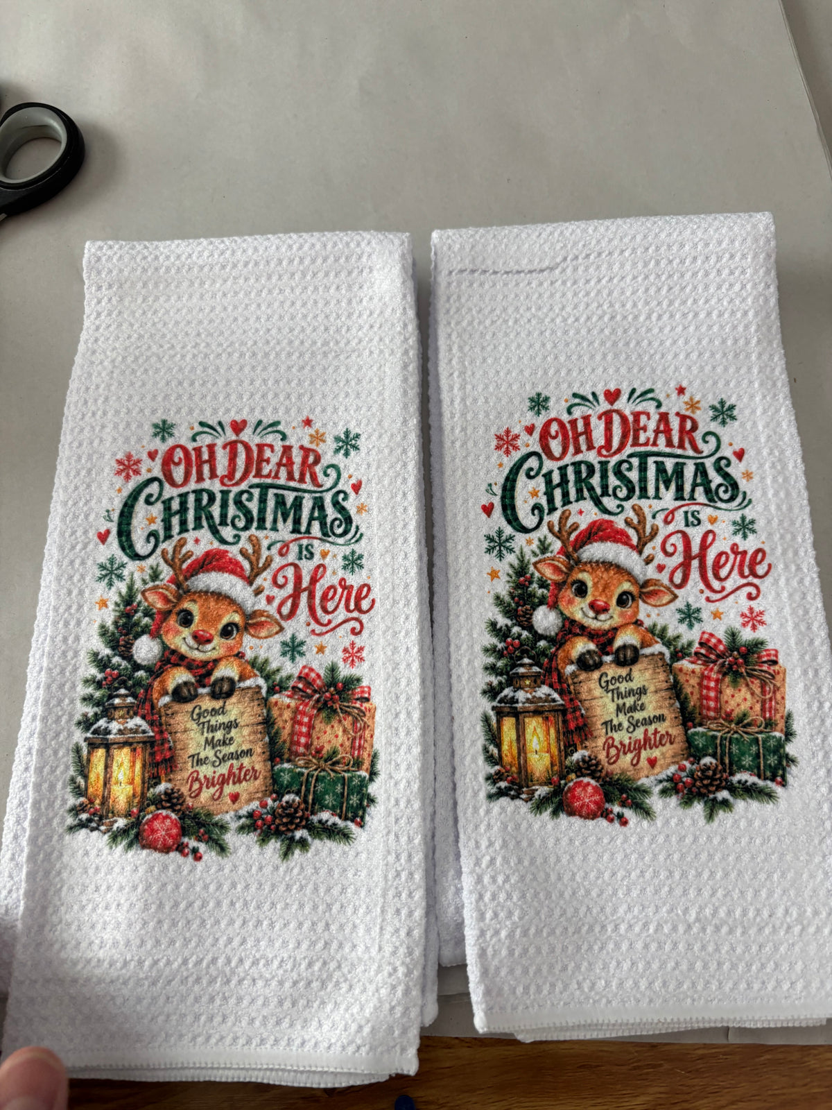 Christmas is Here Towels