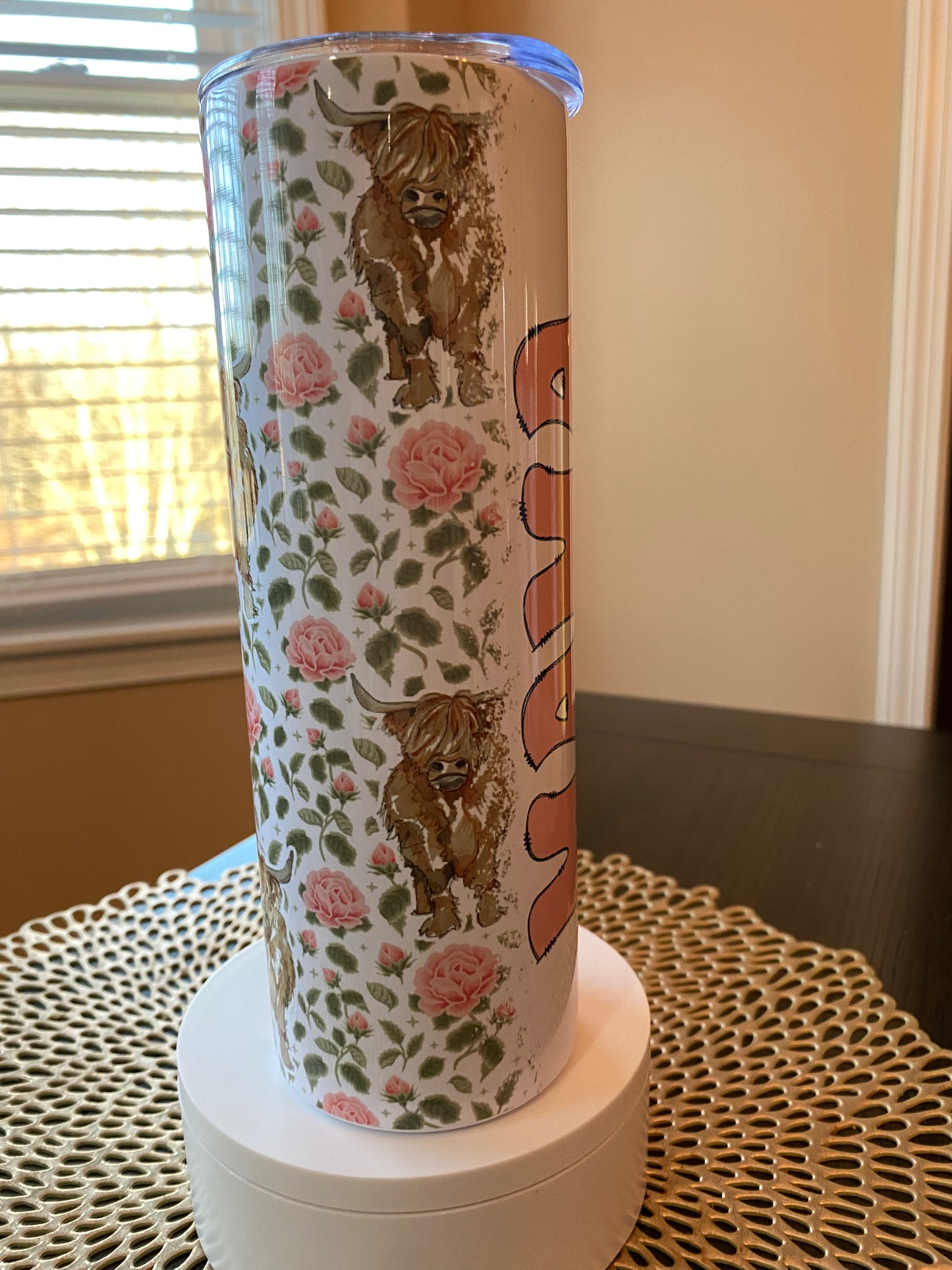 Mama With Highland Cows Tumbler | Glitz & Glamour Tumblers