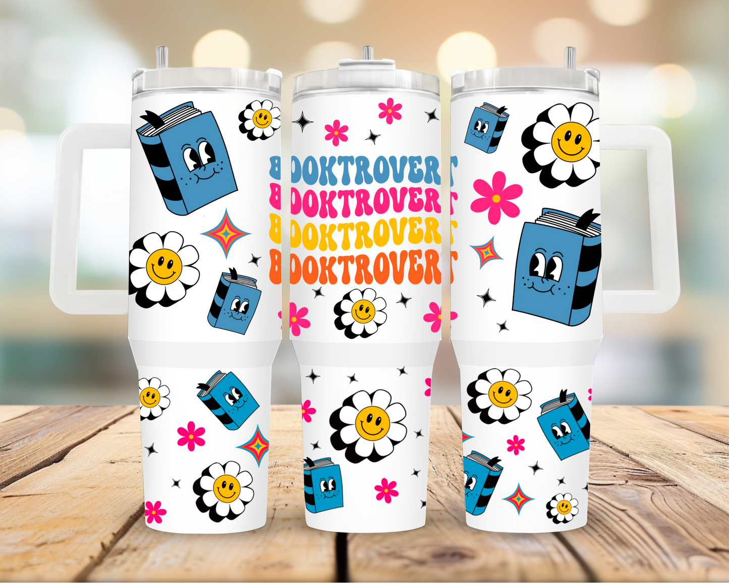 Booktrovert 40oz Tumbler | Glitz & Glamour