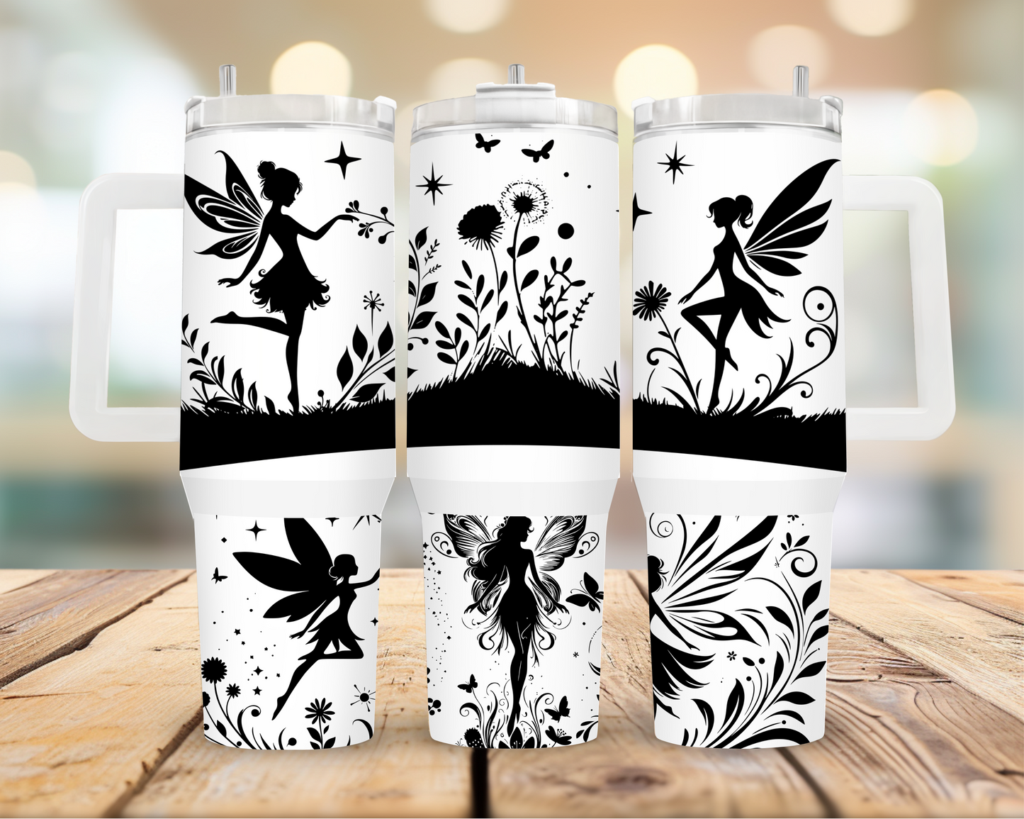 Fairy 40oz Tumbler | Glitz & Glamour