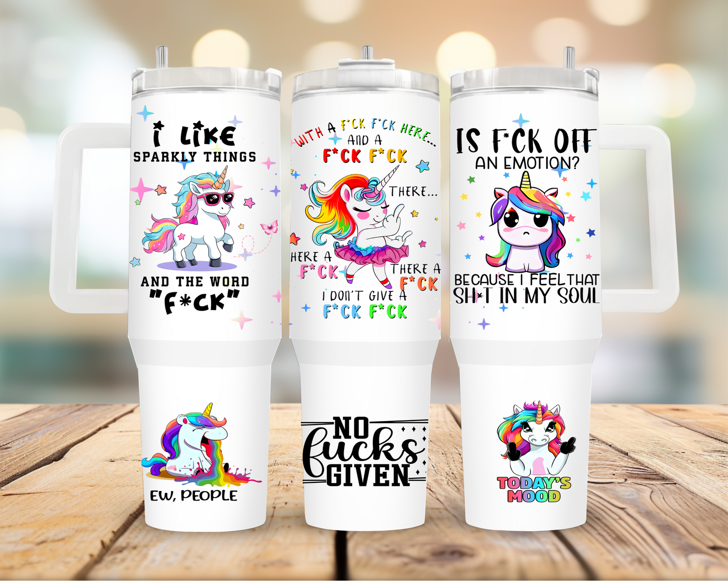 Funny Swear Word 40oz Tumbler | Glitz & Glamour