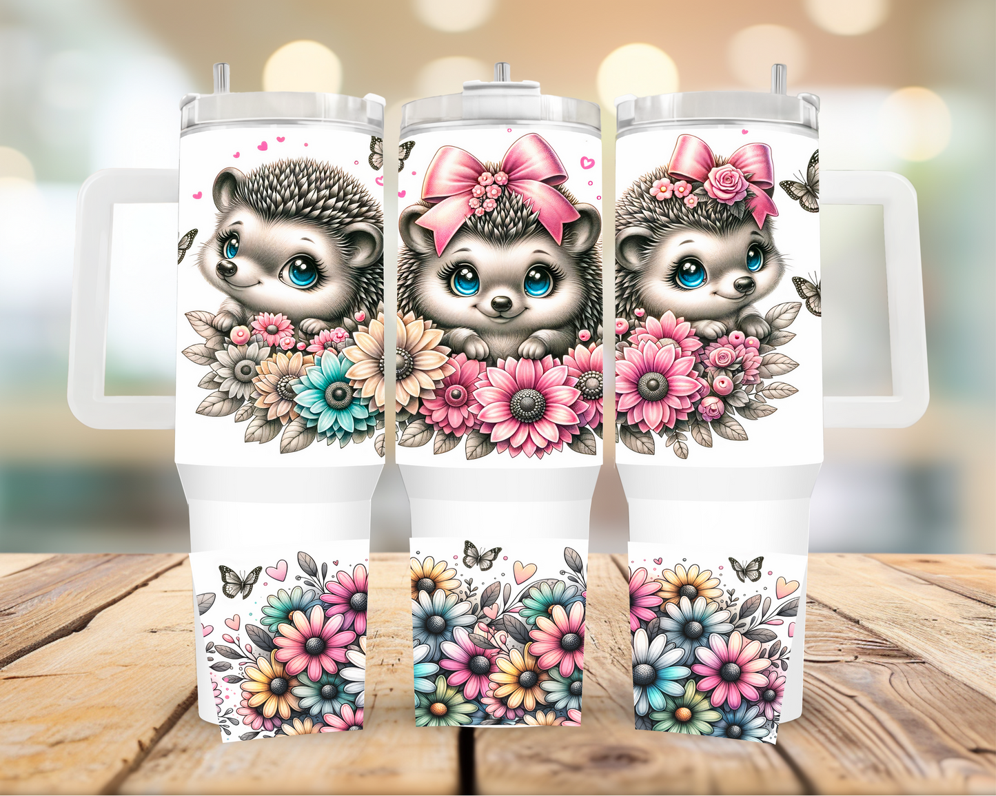 Hedgehog 40oz Tumbler | Glitz & Glamour