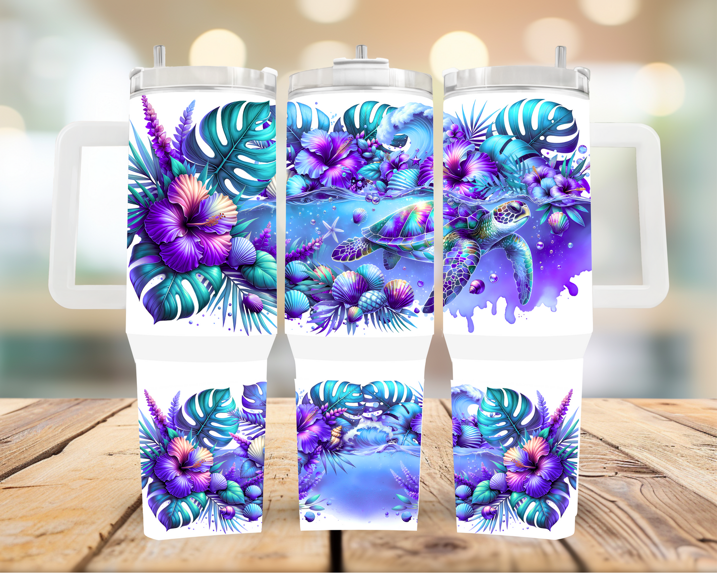 Sea Turtle 40oz Tumbler | Glitz & Glamour