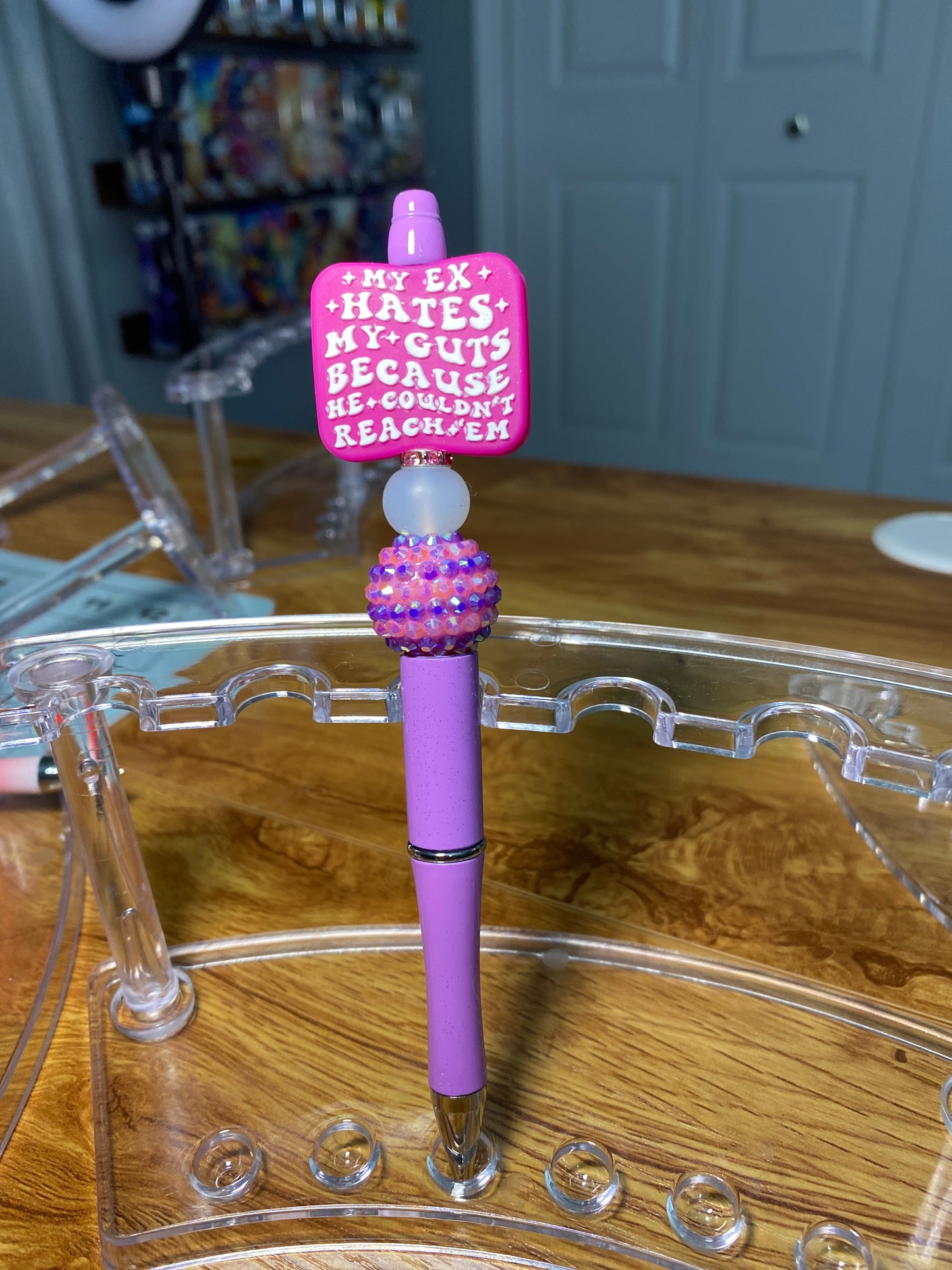 My Ex Hates Me beaded pen | Glitz & Glamour Tumblers