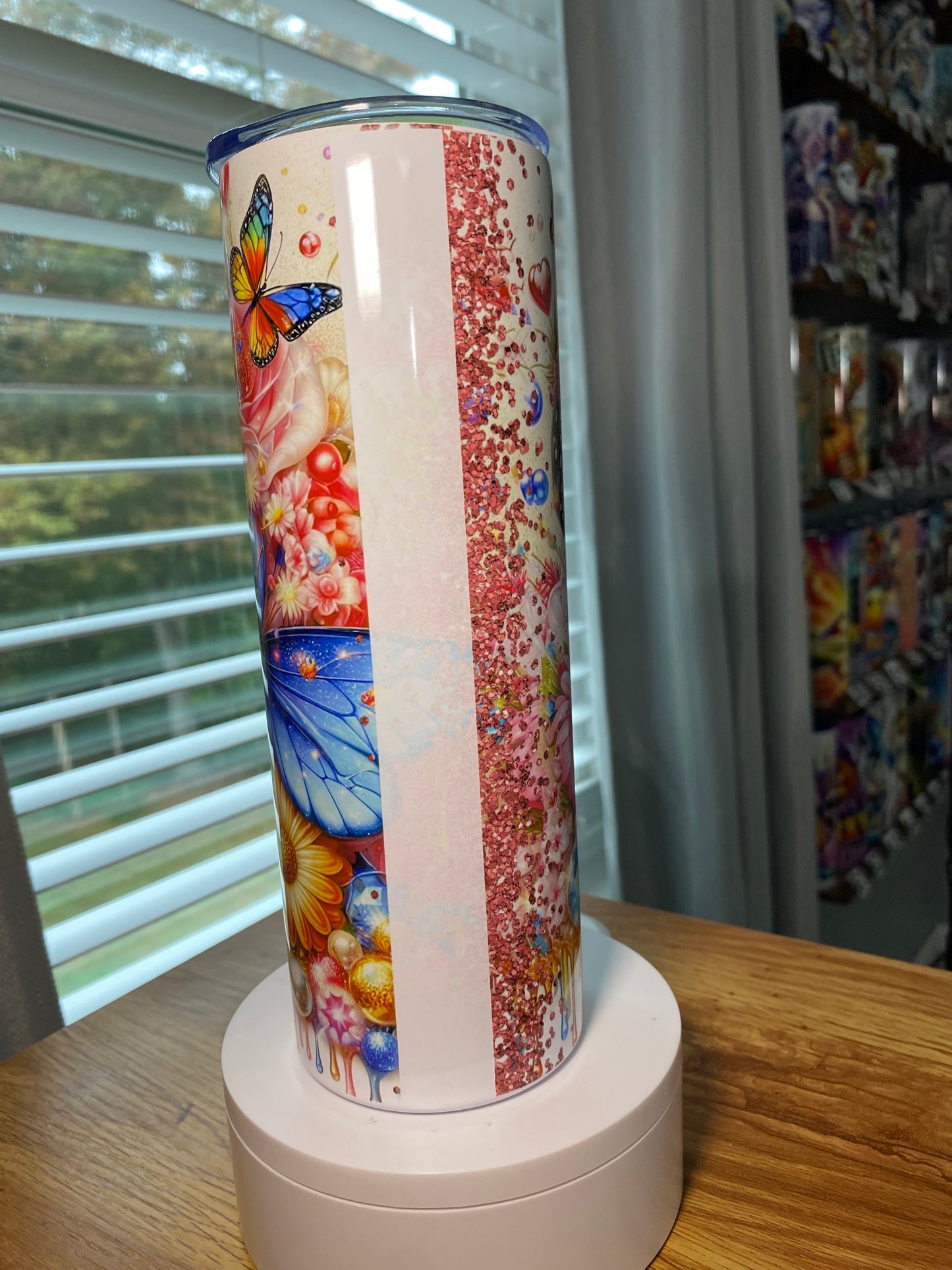 Oopsie Lady Bug Butterfly Tumbler | Glitz & Glamour Tumblers