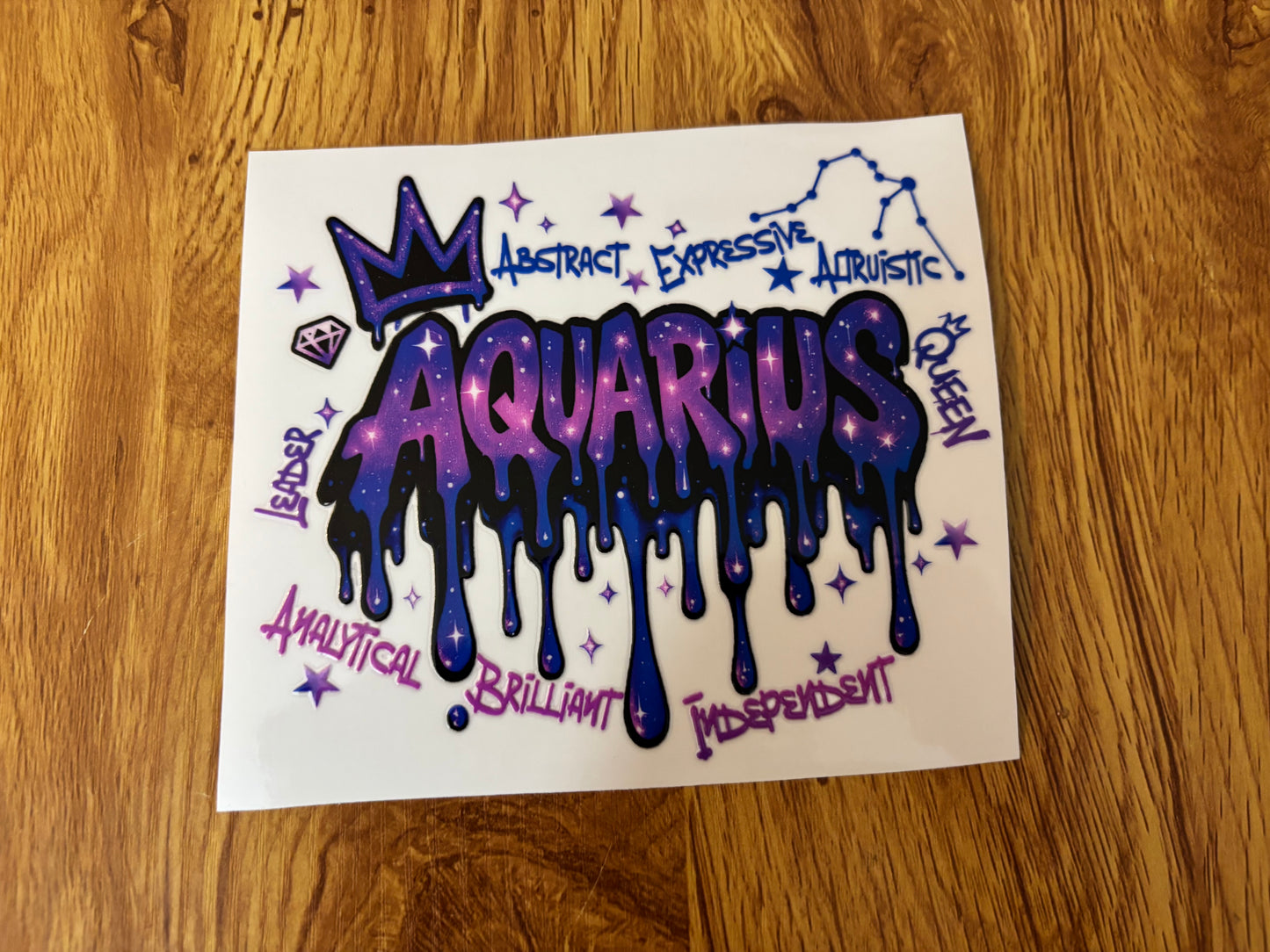 Aquarius Cup Decal