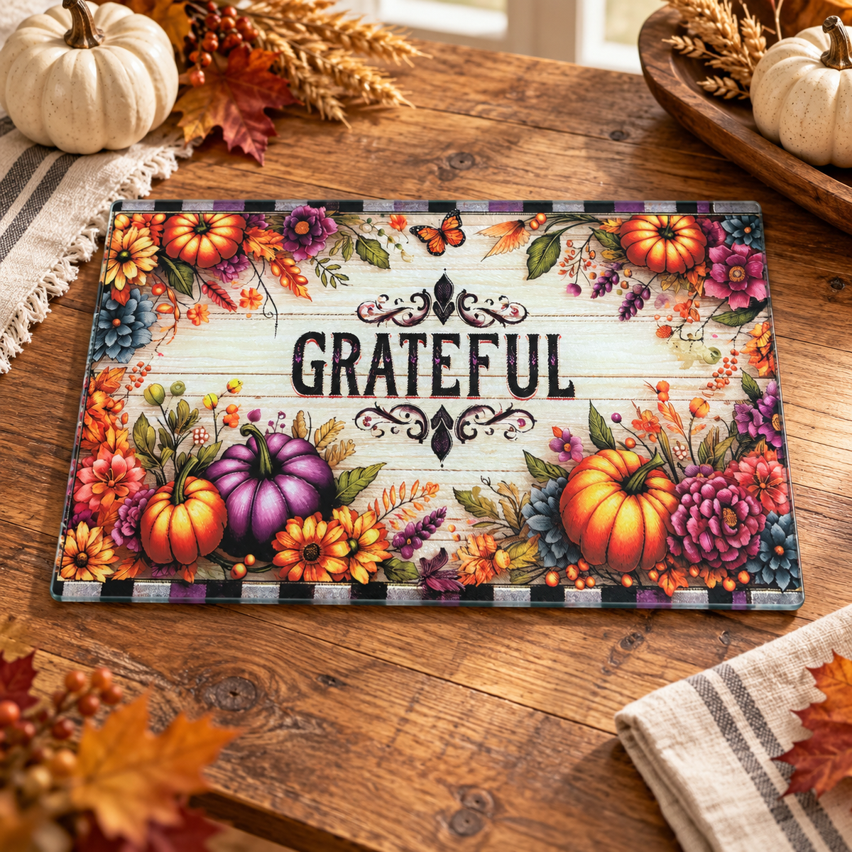 Grateful Glass cutting Board