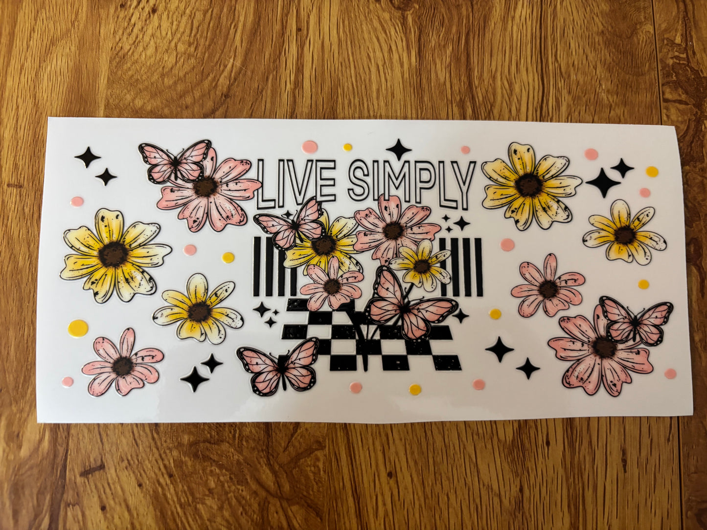 Live Simply Cup Decal