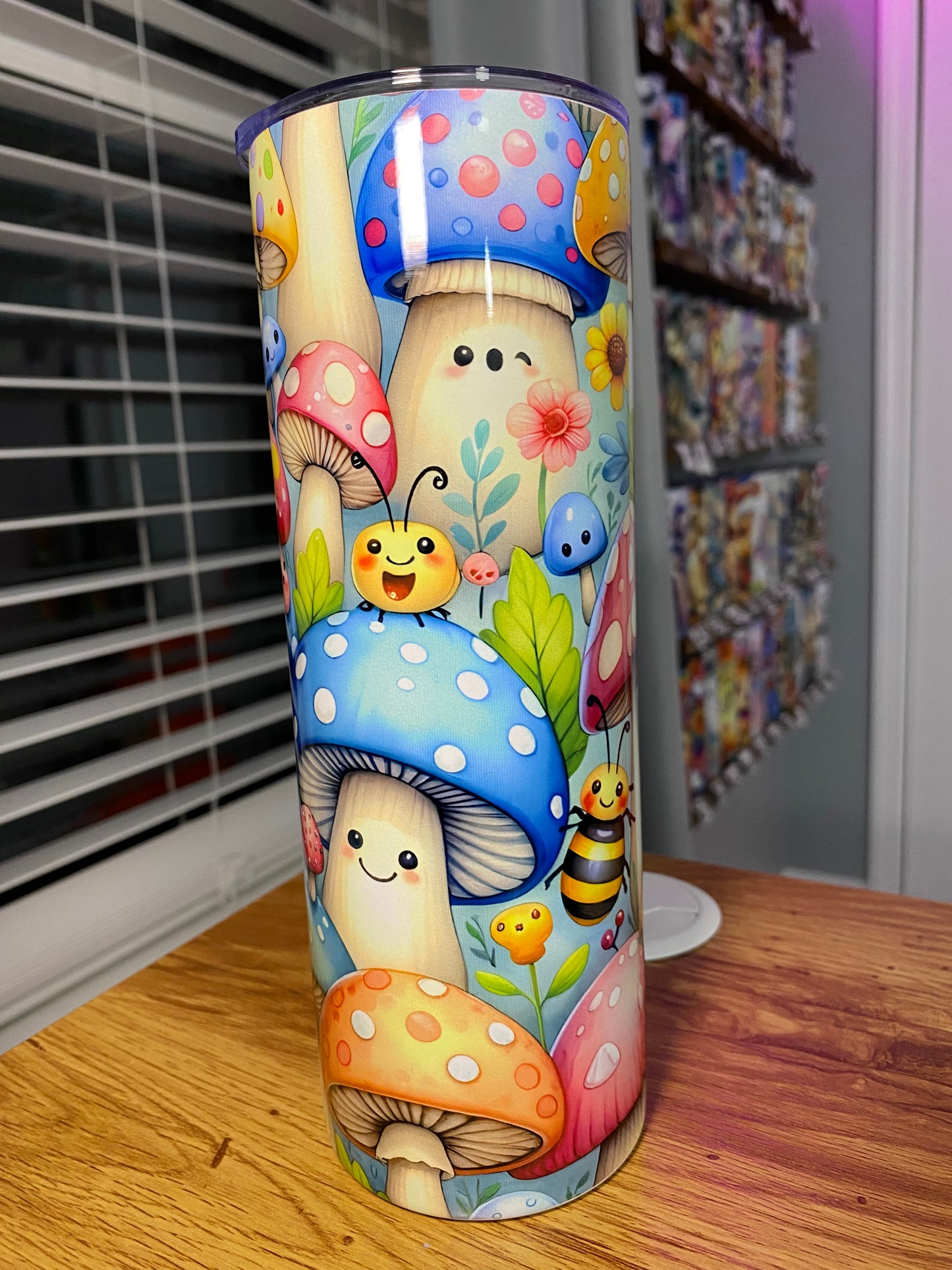 Mushroom Tumbler | Glitz & Glamour Tumblers