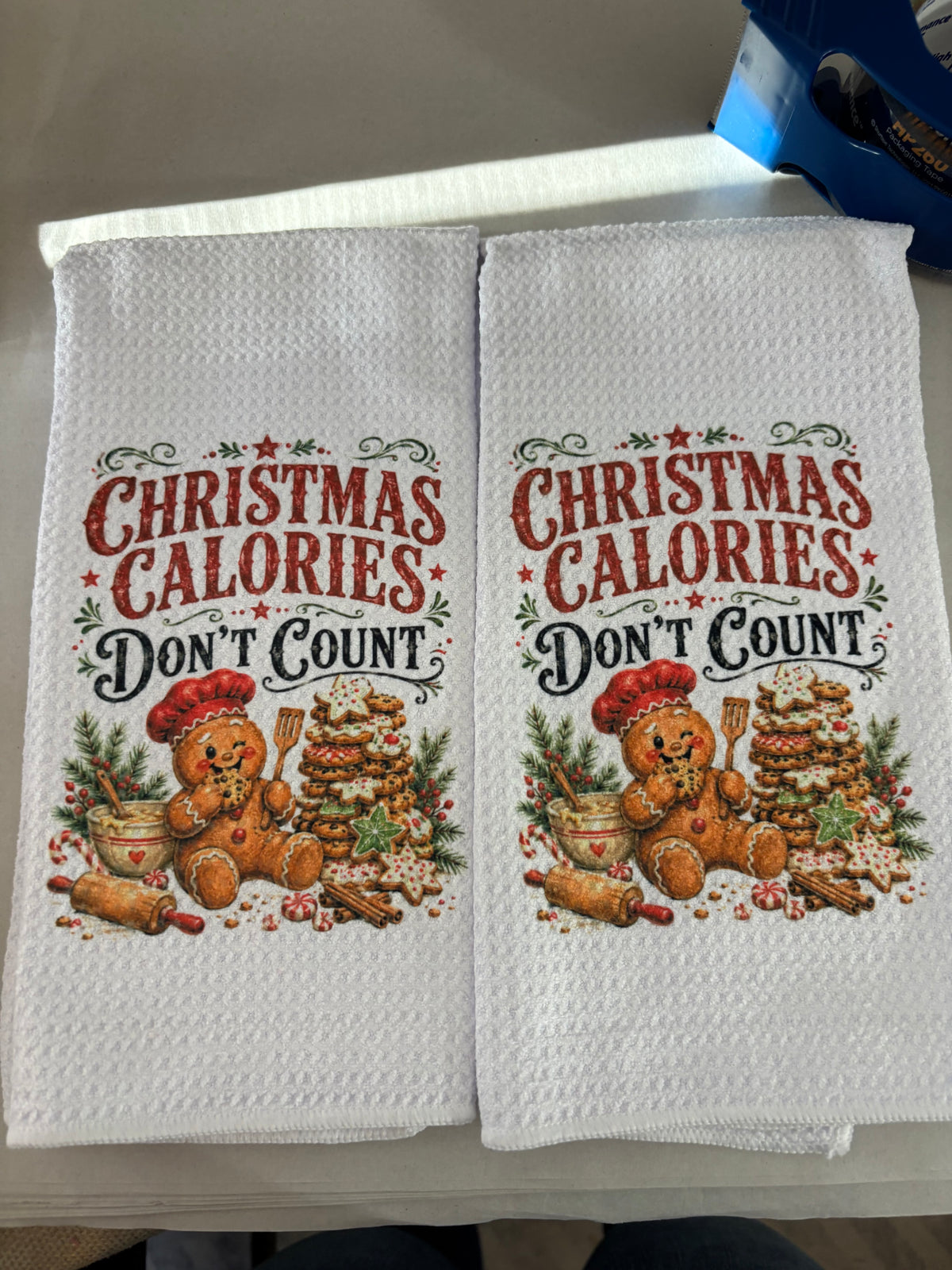Christmas Calories Don’t Count Towels