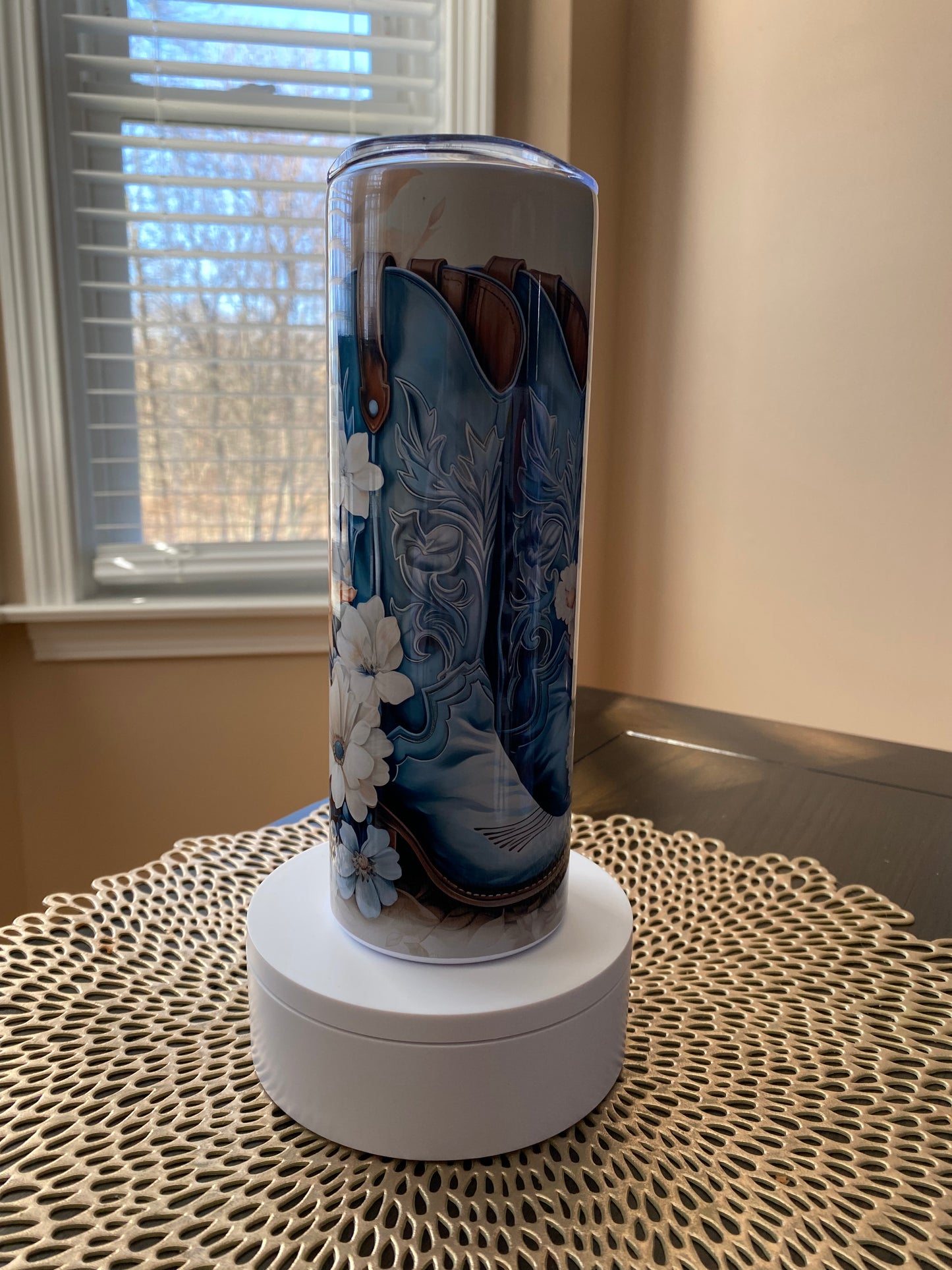 Cow Girl Boots Tumbler | Glitz & Glamour Tumblers