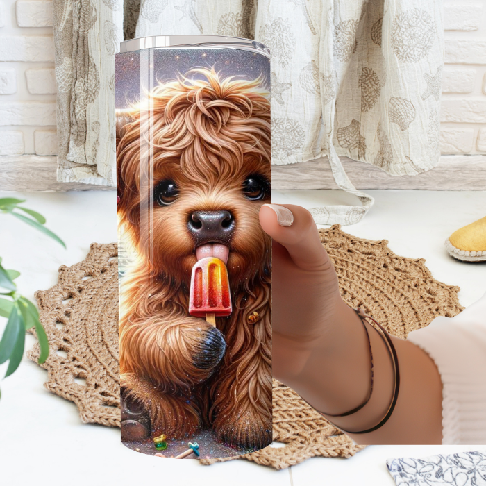 Summer Highland Cow | Glitz & Glamour