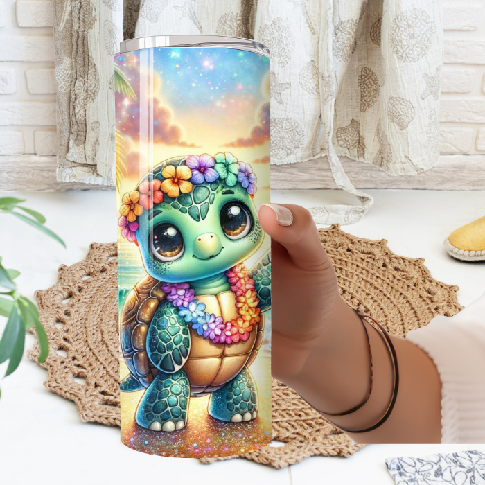 Tropical Turtle 20oz Tumbler | Glitz & Glamour