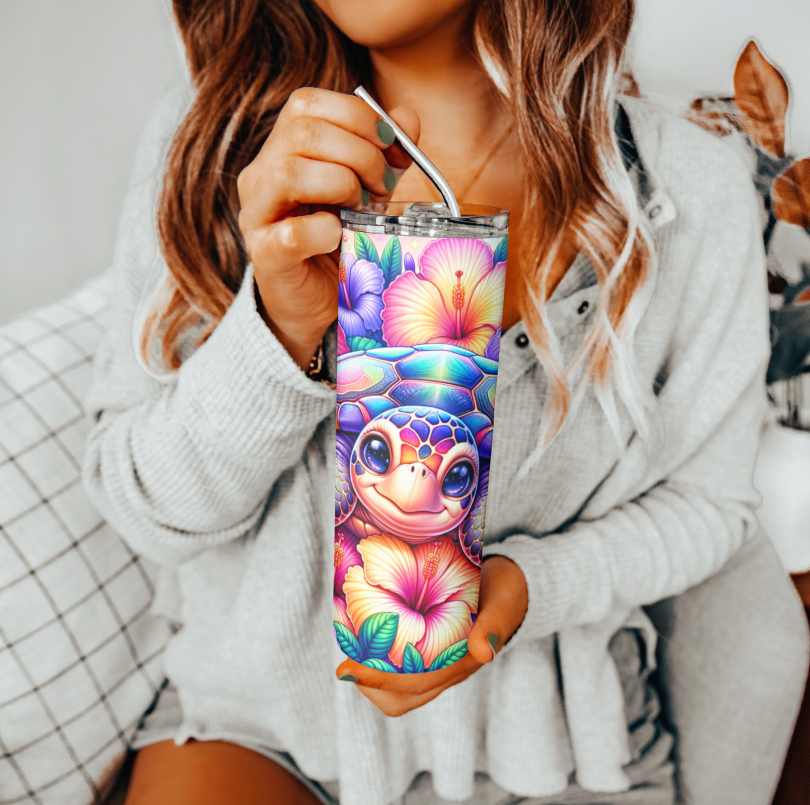 Turtle Tumbler | Glitz & Glamour Tumblers