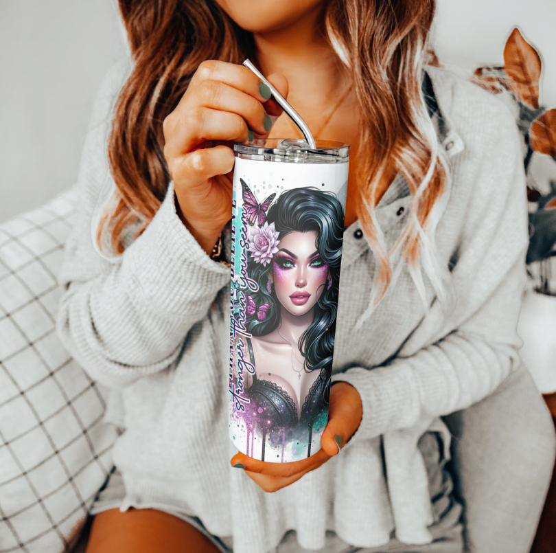 You Are Brave Tumbler | Glitz & Glamour Tumblers