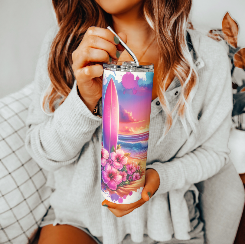 Beach Scene Tumbler | Glitz & Glamour Tumblers