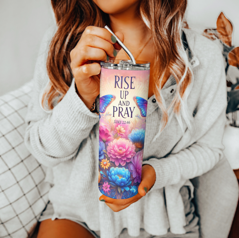 Rise Up Faith Tumbler | Glitz & Glamour Tumblers