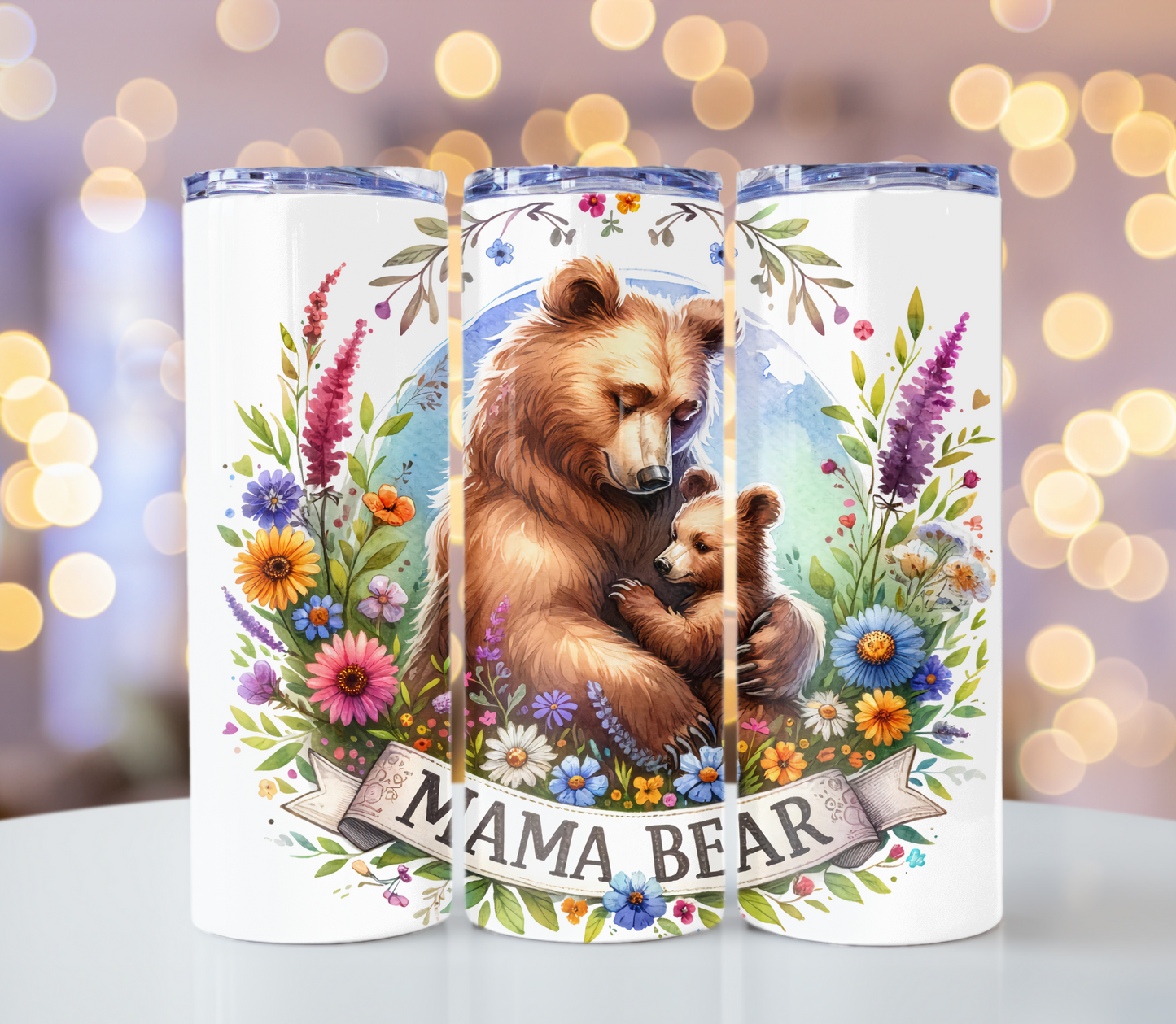 Mama Bear Tumbler | Glitz & Glamour Tumblers