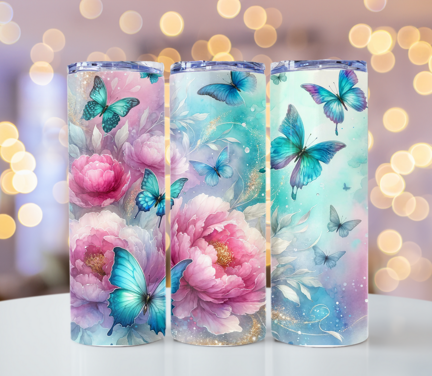 Butterfly Tumbler | Glitz & Glamour Tumblers