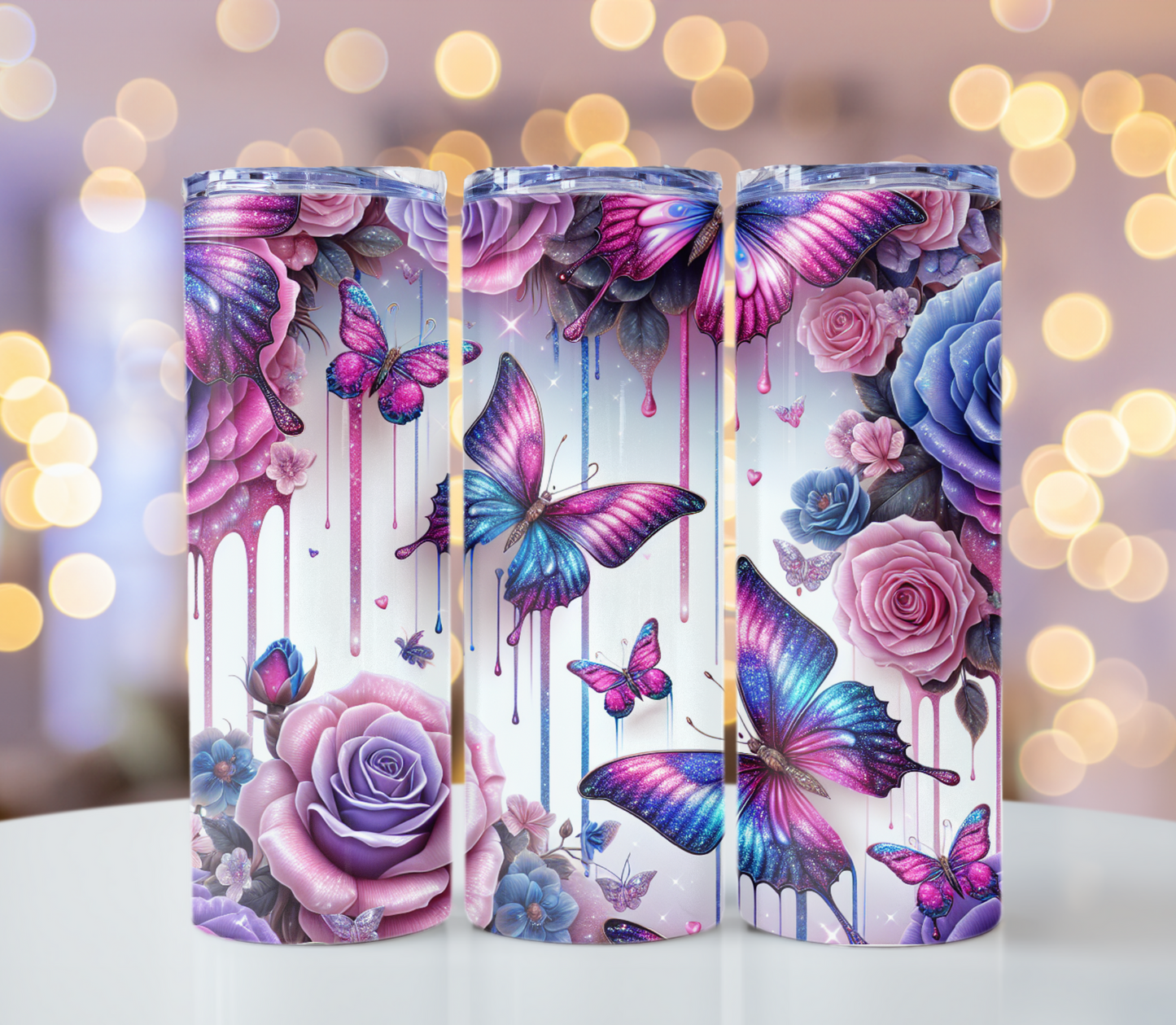 Butterfly Tumbler | Glitz & Glamour Tumblers
