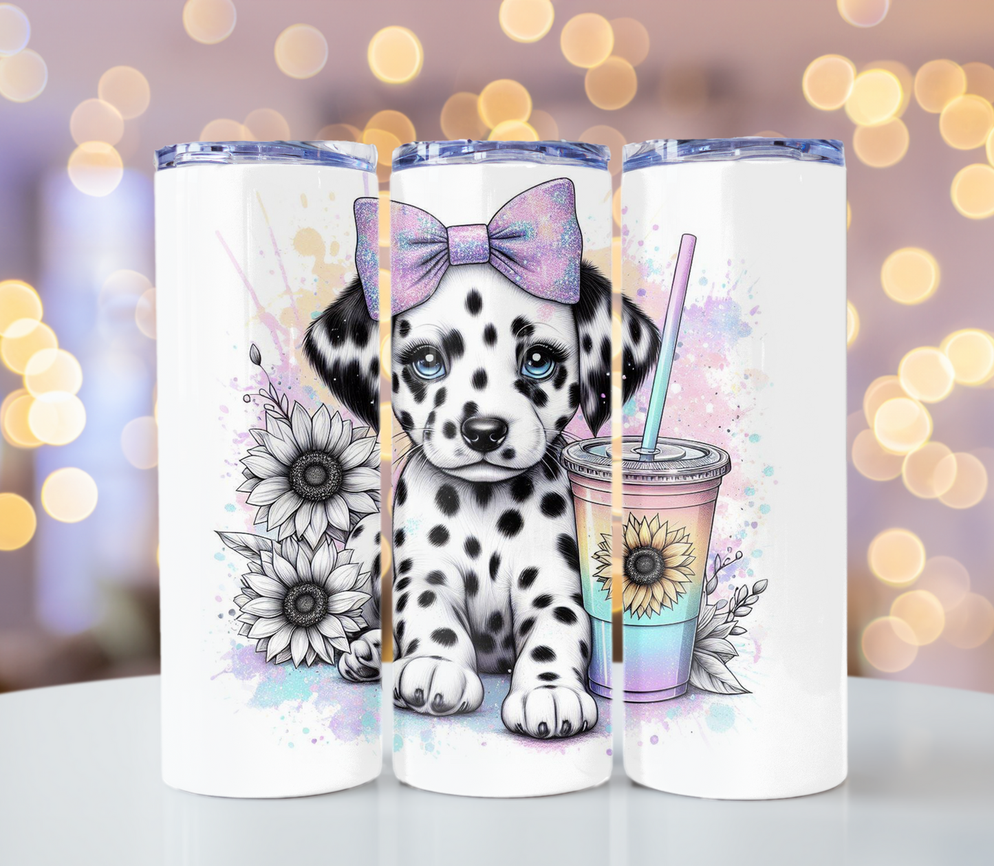 Dalmatian Tumbler | Glitz & Glamour Tumblers