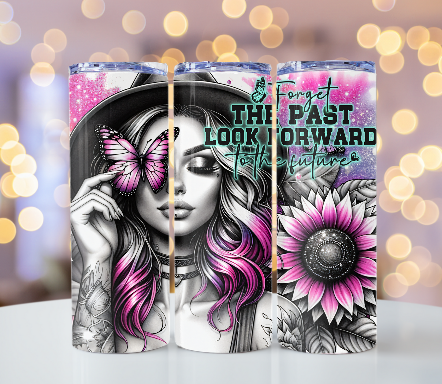 Forget the Past Tumbler | Glitz & Glamour Tumblers