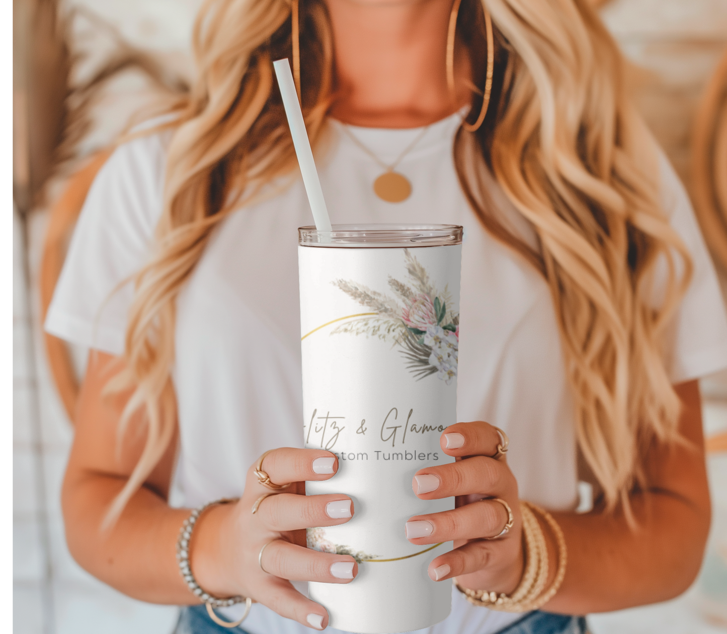 Custom Tumbler Design | Glitz & Glamour Tumblers