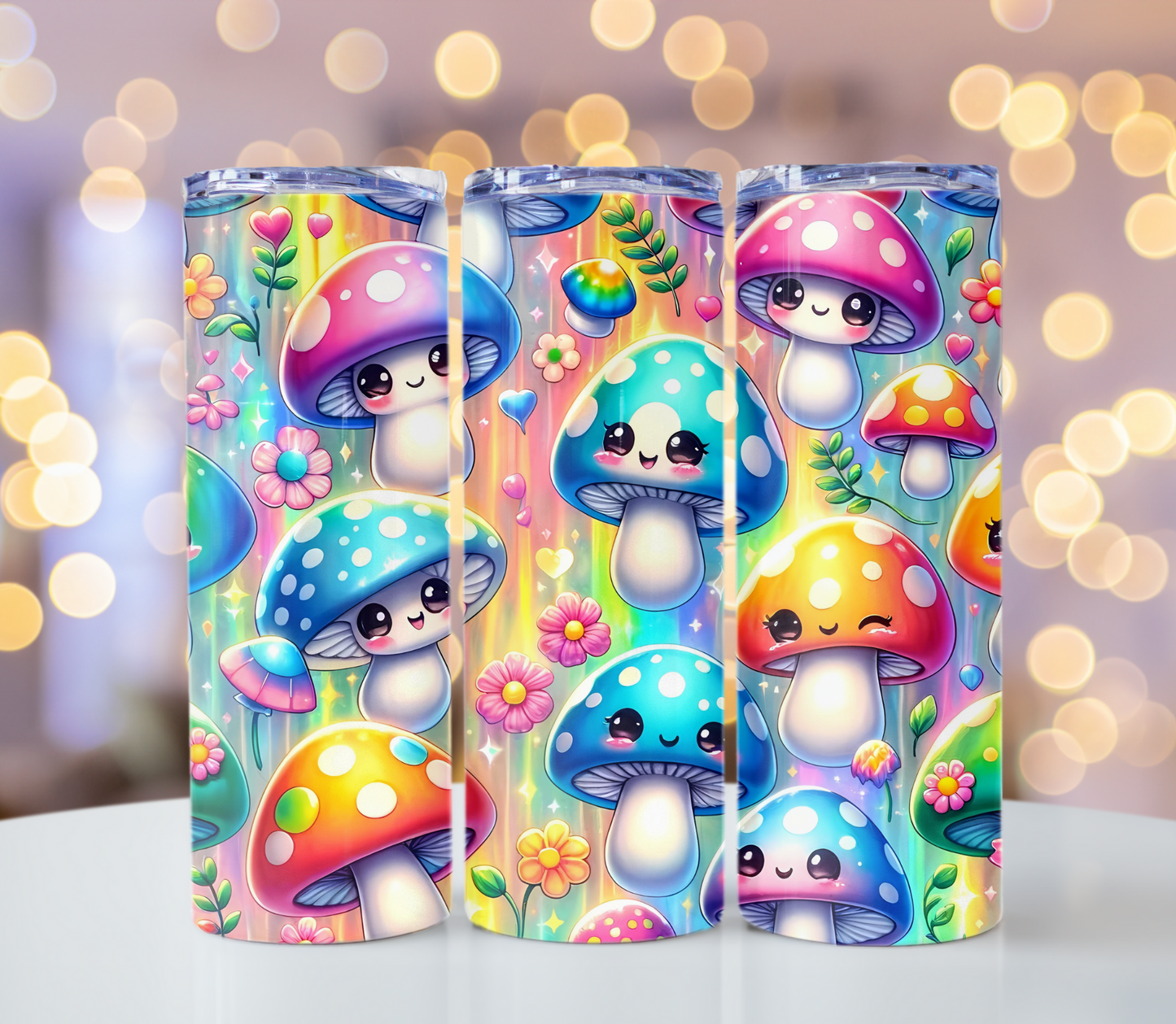 Mushroom Tumbler | Glitz & Glamour Tumblers