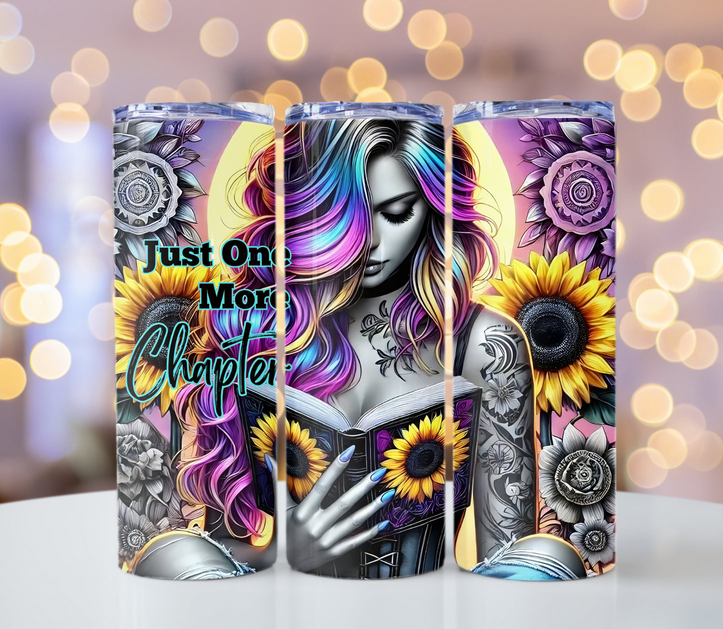 One More Chapter Tumbler | Glitz & Glamour Tumblers
