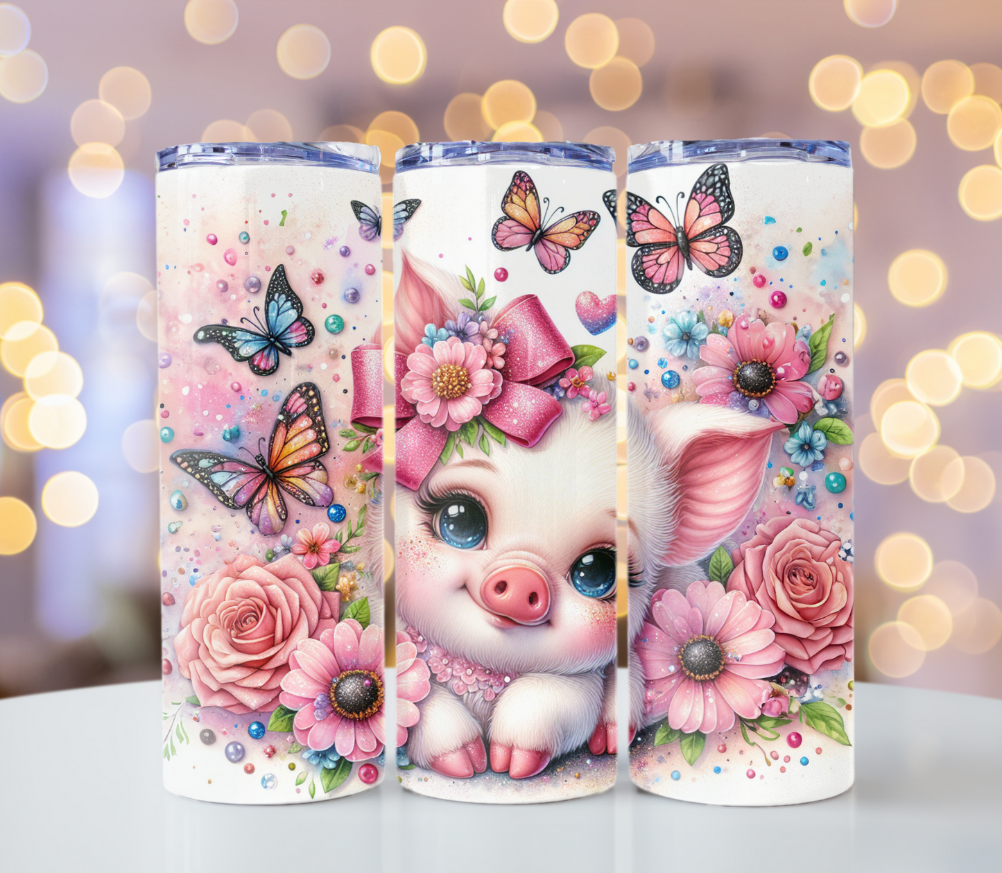 Pig Tumbler | Glitz & Glamour Tumblers