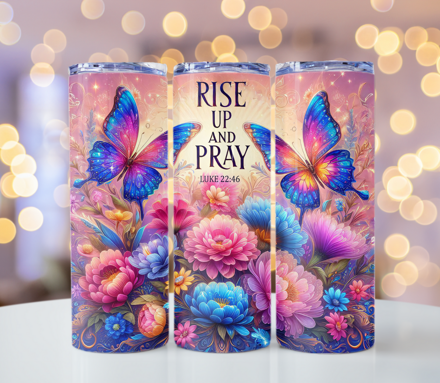 Rise Up Faith Tumbler | Glitz & Glamour Tumblers