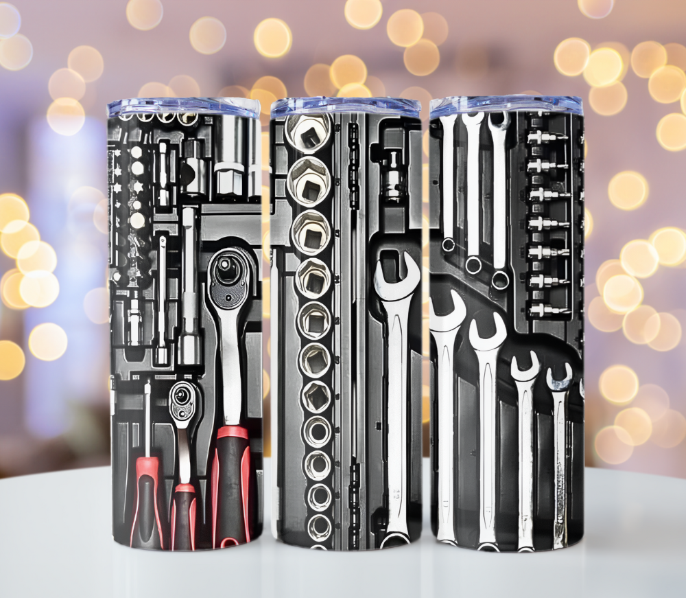 Tools Design Tumbler | Glitz & Glamour Tumblers