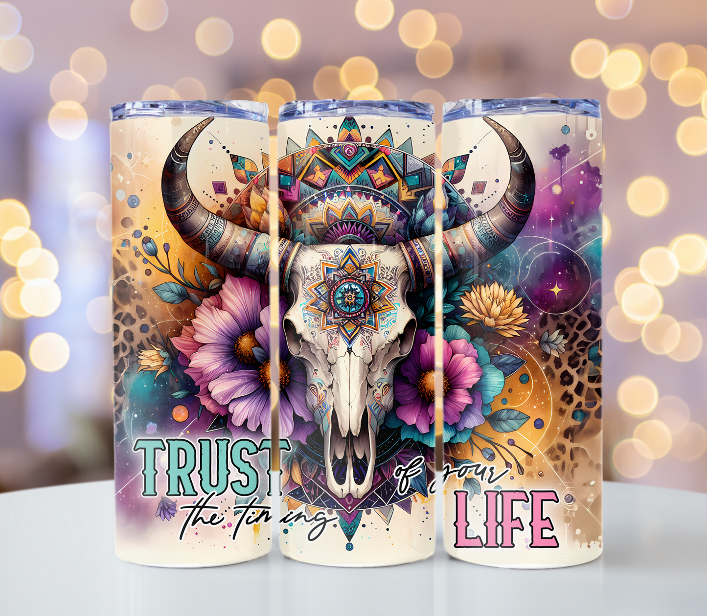 Trust the Timing of Your Life Tumbler | Glitz & Glamour Tumblers