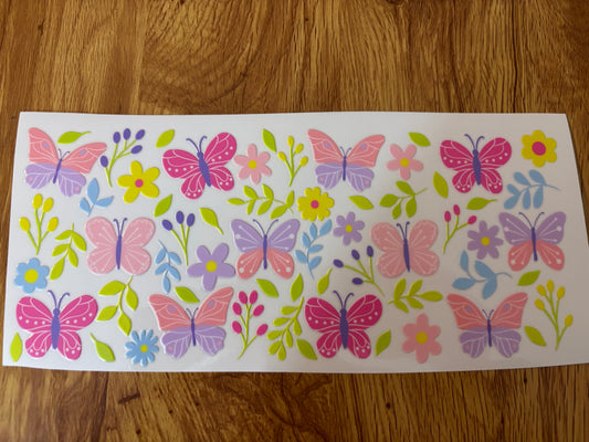 Butterfly Cup Decal
