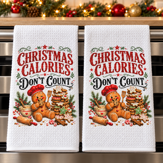 Christmas Calories Don’t Count Towels