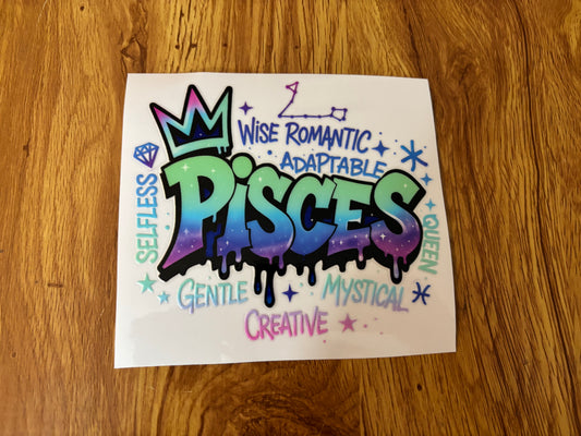 Pisces Cup Decal